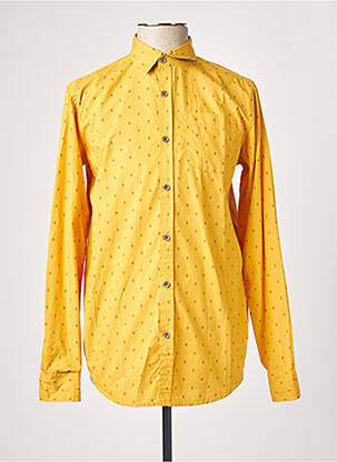 Cămașă cu mâneci lungi galben LA SQUADRA bărbat