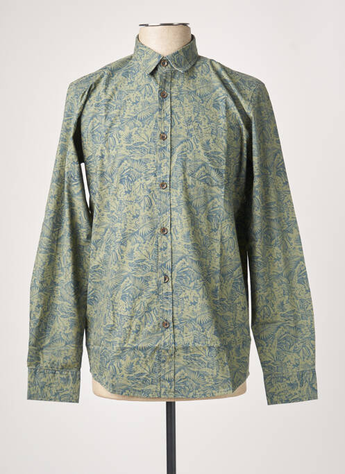 Cămașă cu mâneci lungi verde LA SQUADRA bărbat