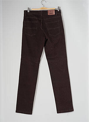 Pantalon slim țesătură catifea mărime normală maro LCDN bărbat