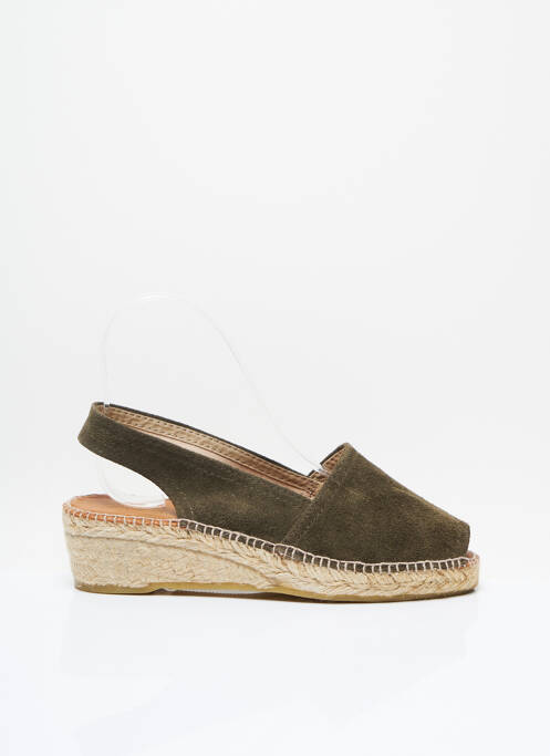 Espadrile verde LA MAISON DE L'ESPADRILLE femeie