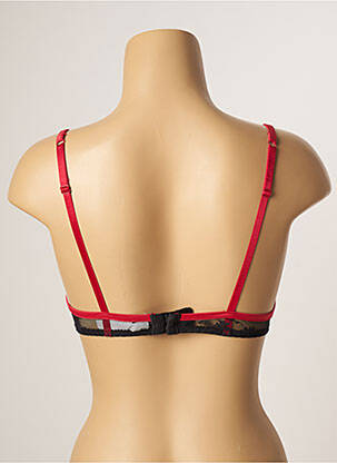 Sutien efect material satinat top sutien push-up roșu PASSIONATA femeie