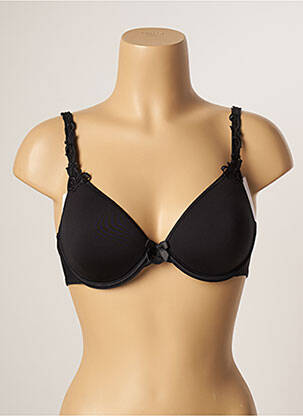 Sutien efect material satinat top sutien modelat negru SIMONE PERELE femeie
