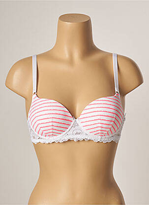Sutien efect material satinat top sutien modelat alb PASSIONATA femeie