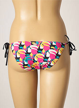 Chiloți de baie imprimeu tie and dye bikini roz CHERRY BEACH femeie