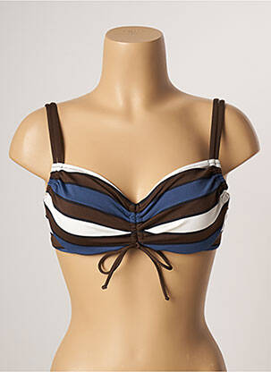 Sutien de costum de baie elasticitate maro BELCOR femeie