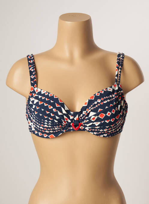 Sutien de costum de baie albastru BELCOR femeie