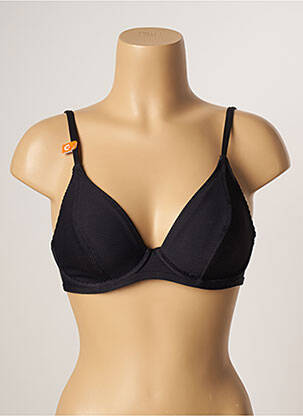 Sutien de costum de baie negru CHERRY BEACH femeie