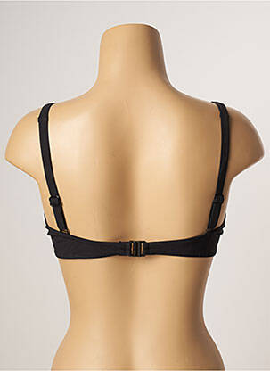 Sutien de costum de baie elasticitate sutien cupe întregi cu decolteu înalt negru BELCOR femeie