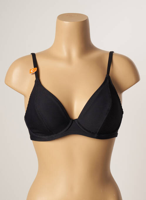 Sutien de costum de baie negru CHERRY BEACH femeie