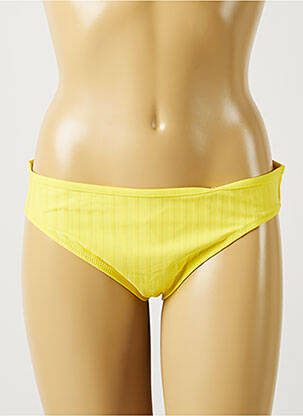 Chiloți de baie galben CHERRY BEACH femeie