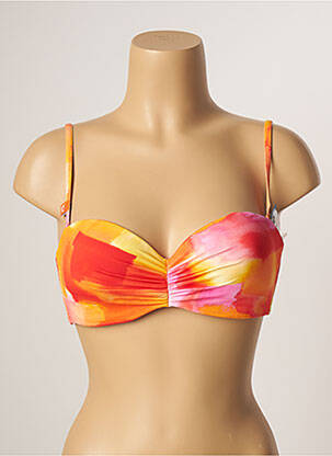 Sutien de costum de baie top sutien modelat top sutien modelat portocalie CHERRY BEACH femeie