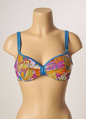 Sutien de costum de baie top sutien modelat top sutien modelat roz BELCOR femme