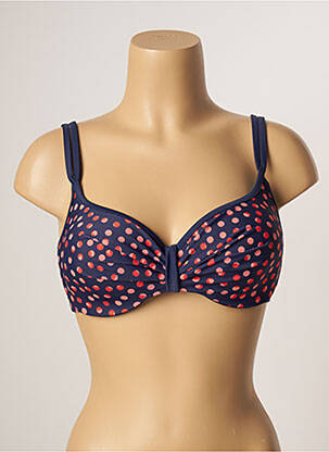 Sutien de costum de baie top sutien modelat top sutien modelat albastru BESTFORM femeie