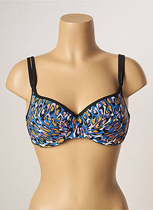 Sutien de costum de baie top sutien modelat top sutien modelat albastru BELCOR femeie