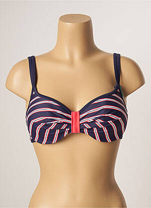 Sutien de costum de baie top sutien modelat top sutien modelat albastru BESTFORM femeie