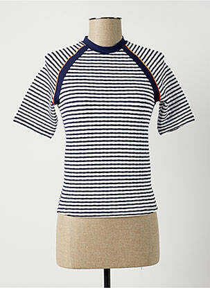 Top de baie elasticitate albastru CHERRY BEACH femeie