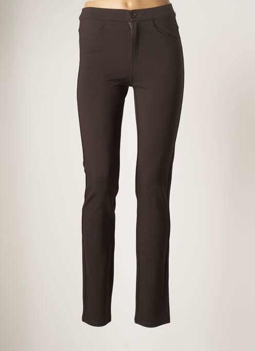 Pantalon slim maro YOULINE femeie