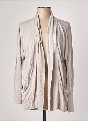 Vestă cu mâneci lungi gri POLES femeie