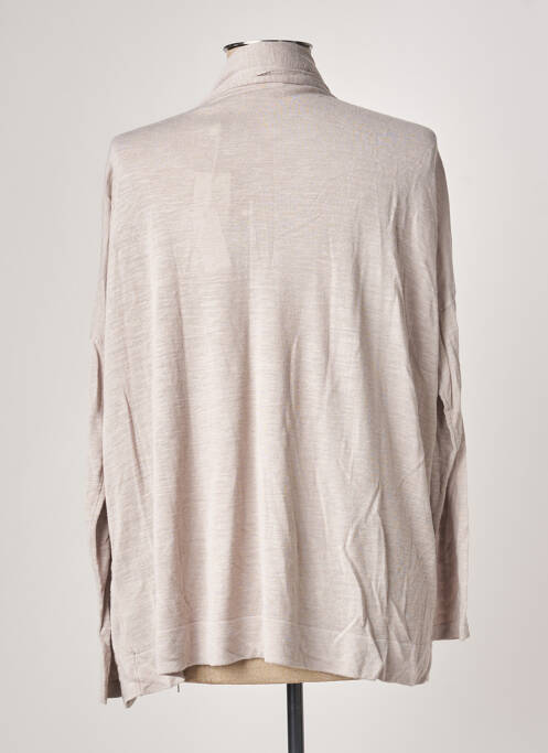 Vestă cu mâneci lungi gri POLES femeie