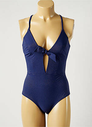 Costum de baie dintr-o singură piesă albastru SIMONE PERELE femeie