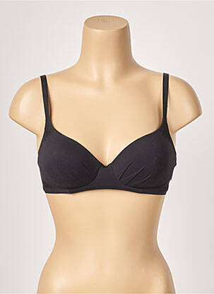 Sutien efect material satinat top sutien modelat negru FEMILET femeie