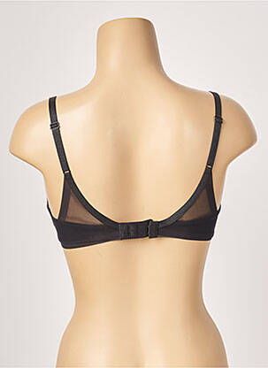 Sutien efect material satinat top sutien modelat negru FEMILET femeie