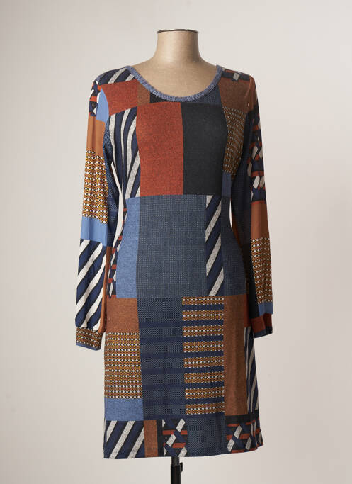 Rochie midi maro LOLESFILLES femeie