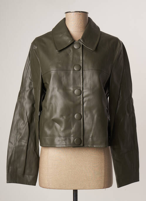 Geci din piele ecologică verde ANA SOUSA femeie