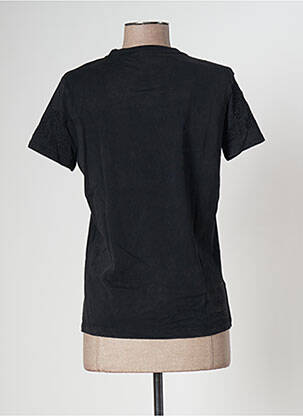 Tricou imprimeu fantezie mâneci scurte negru DESIGUAL femeie