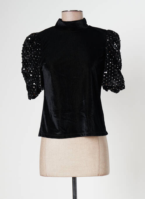 Top negru DESIGUAL femeie