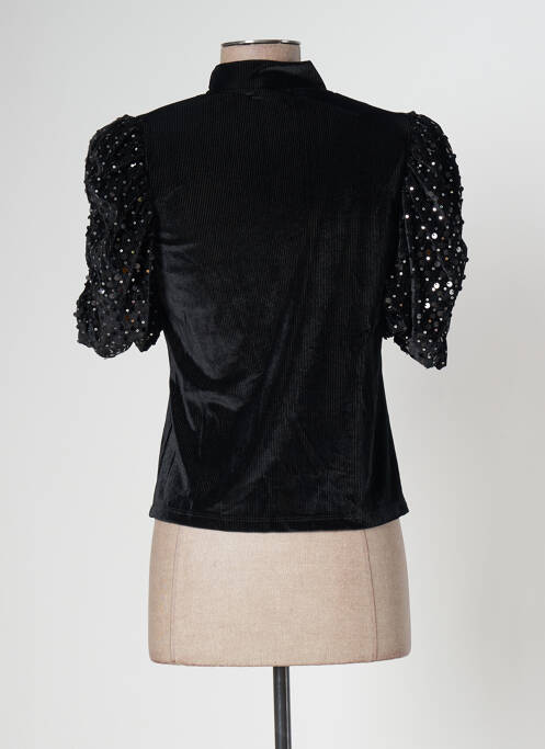 Top negru DESIGUAL femeie