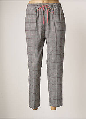 Pantalon 7/8 talie elastică mărime normală gri FRACOMINA femeie