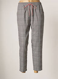 Pantalon 7/8 talie elastică mărime normală gri FRACOMINA femeie