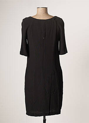 Rochie midi țesătură crep mâneci scurte negru SINEQUANONE femeie