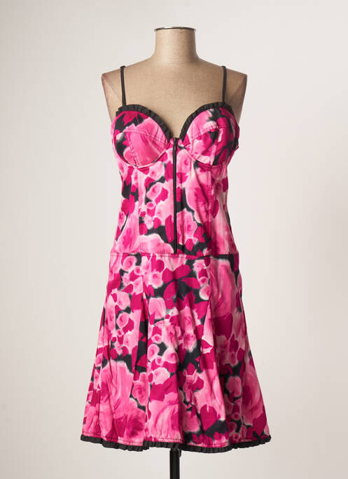 Rochie midi roz PAUL BRIAL femeie