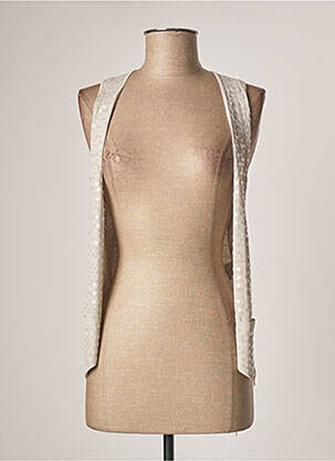 Vestă fără mâneci bej ZAPA femeie