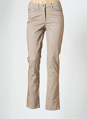 Pantalon slim elasticitate mărime normală bej CECIL femeie