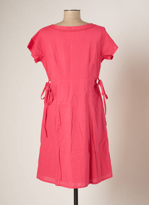 Rochie midi roz GOUBI femeie