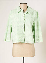 Cămașă țesătură poplin mâneci 3/4 verde NOA NOA femme