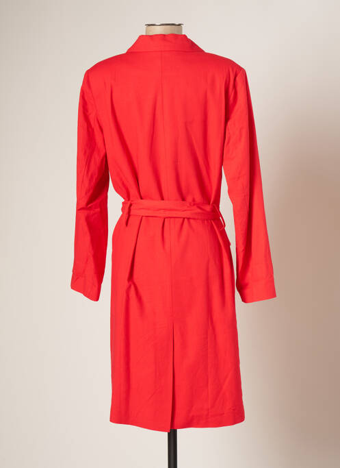 Palton lung roșu ZILCH femeie