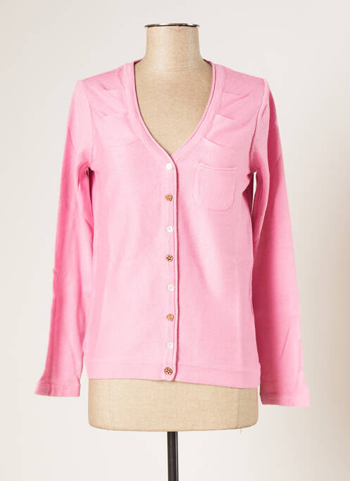 Vestă cu mâneci lungi roz MISTRAL femeie