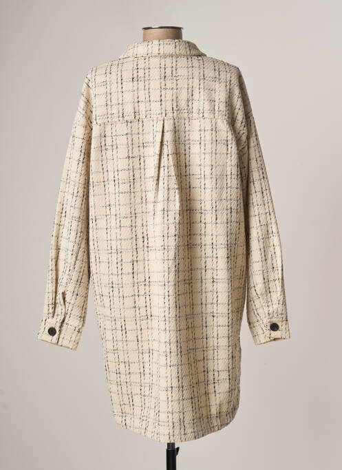 Palton lung bej KAFFE femeie