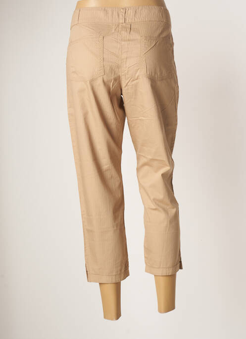 Pantalon drept bej GOUBI femeie