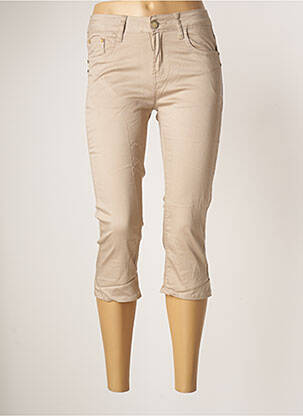 Pantalon trei sferturi bej X-MAX femeie