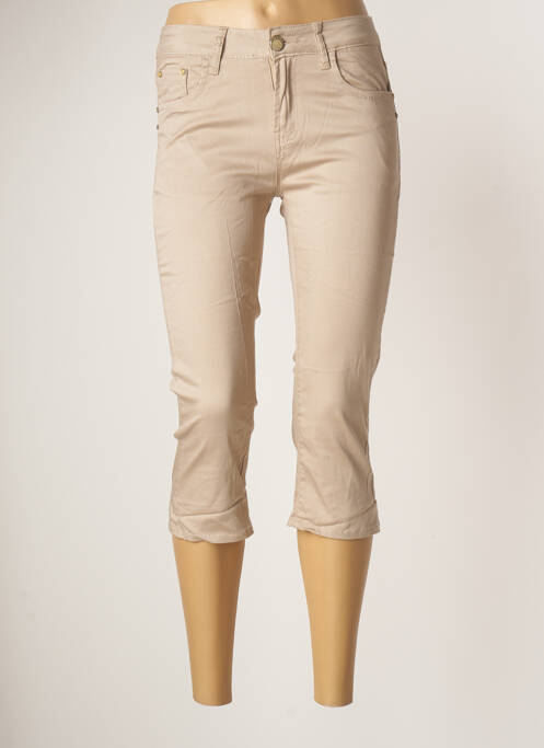 Pantalon trei sferturi bej X-MAX femeie