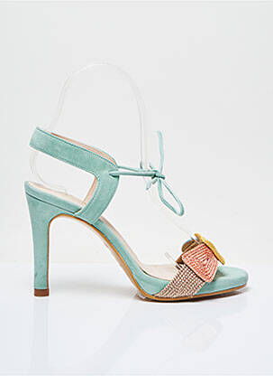 Sandale/Pantofi decupați verde LODI femeie