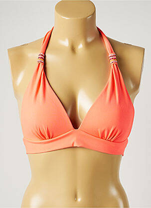 Sutien de costum de baie elasticitate top triunghiuri roz MARIE JO femeie