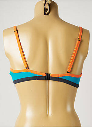 Sutien de costum de baie elasticitate top triunghiuri albastru OLYMPIA femeie