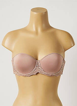 Sutien broderie top bentiță bej SIMONE PERELE femeie