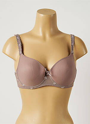 Sutien broderie top sutien modelat gri LOUISA BRACQ femeie